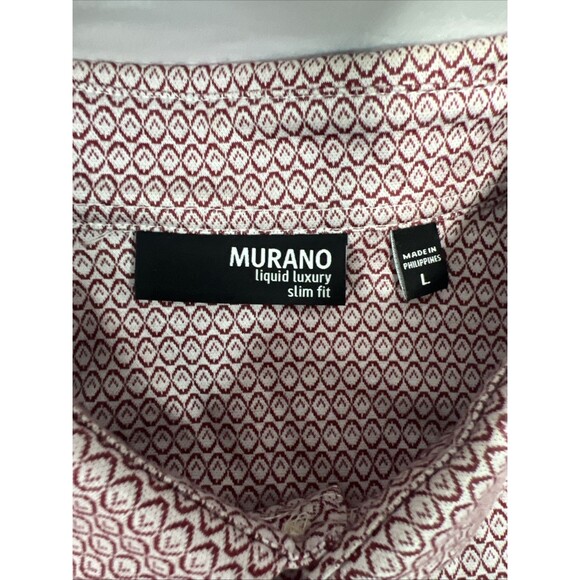 Murano Liquid Luxury Slim Fit Button Up Large - Picture 2 of 9